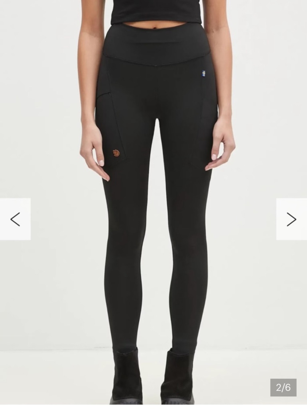 Fjallraven Abisko Black Legging Tights